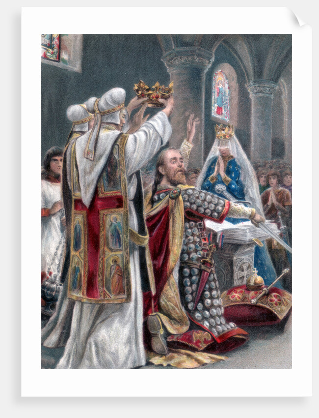 The taking of the oath by Edward the Confessor, Winchester by Anonymous