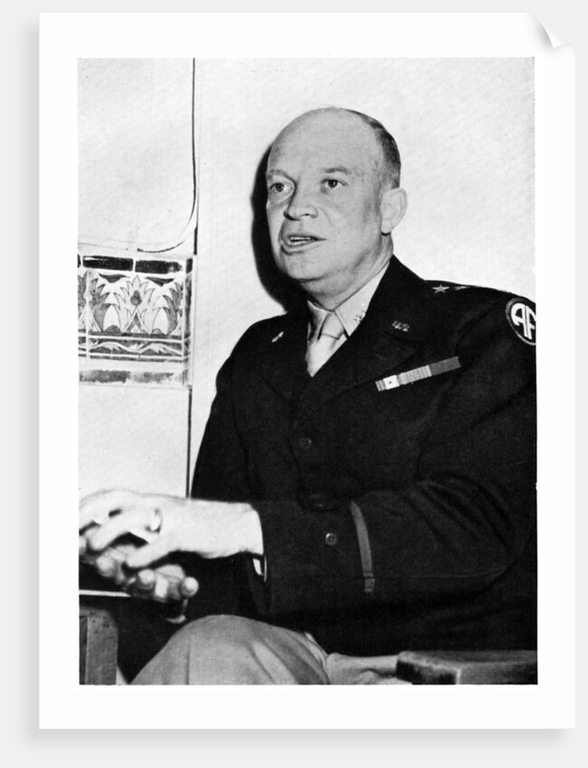 General D D Eisenhower, American soldier and politician by Anonymous