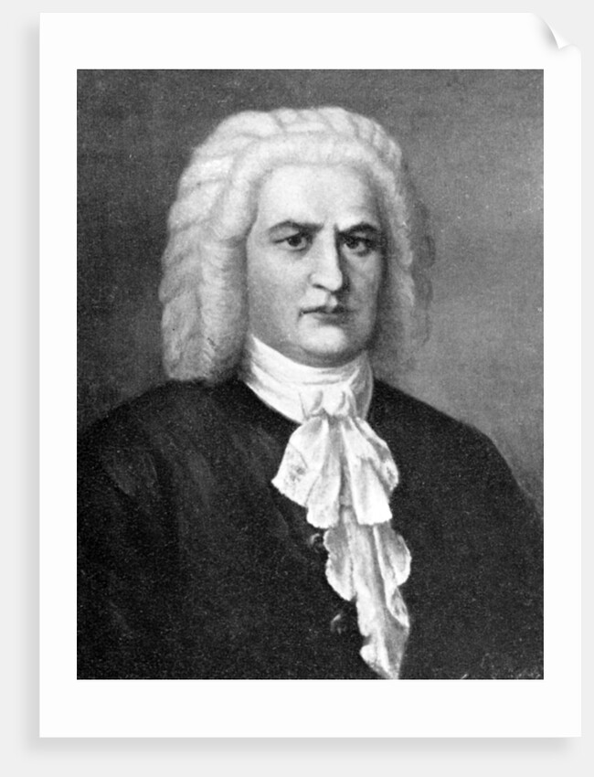 Johann Sebastian Bach, (1685-1750), German composer by Anonymous