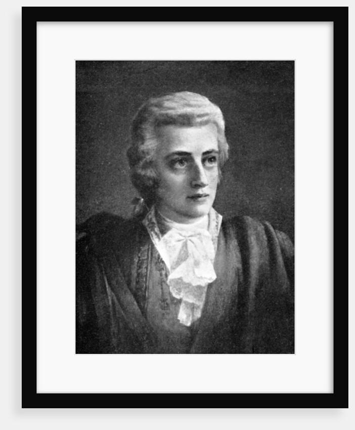 Wolfgang Amadeus Mozart, (1756-1791), composer by Anonymous