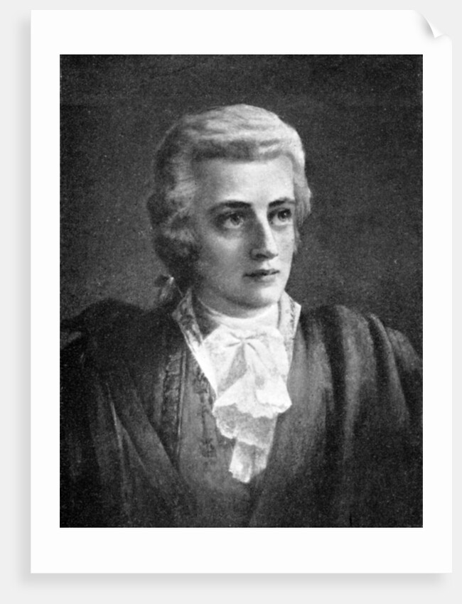 Wolfgang Amadeus Mozart, (1756-1791), composer by Anonymous