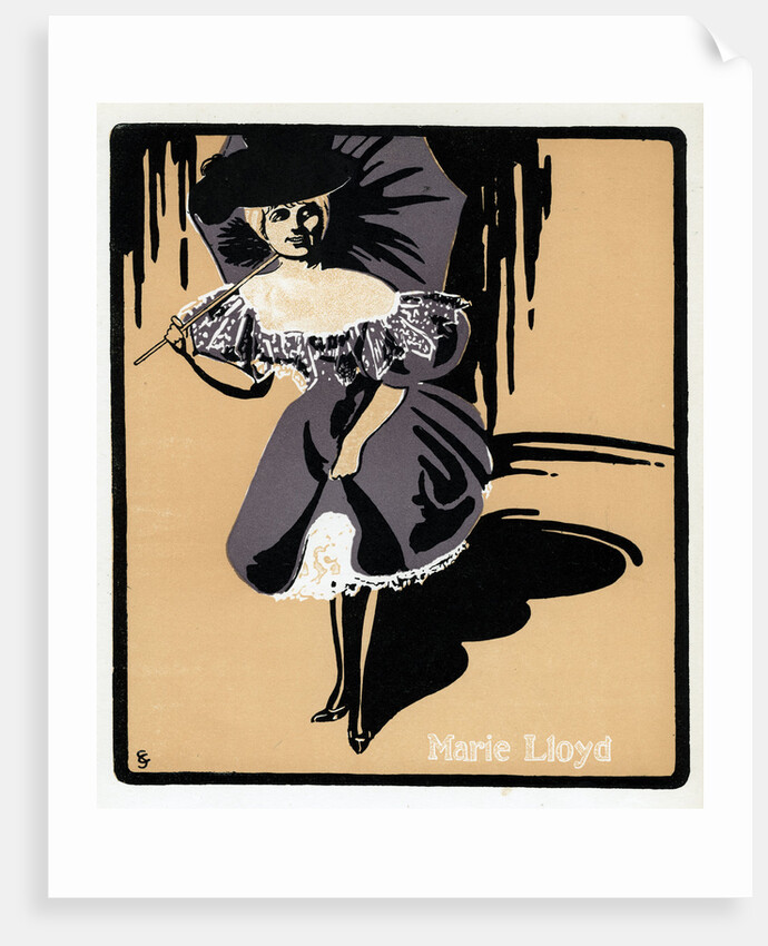 Marie Lloyd (1870-1922), English music hall singer by Anonymous