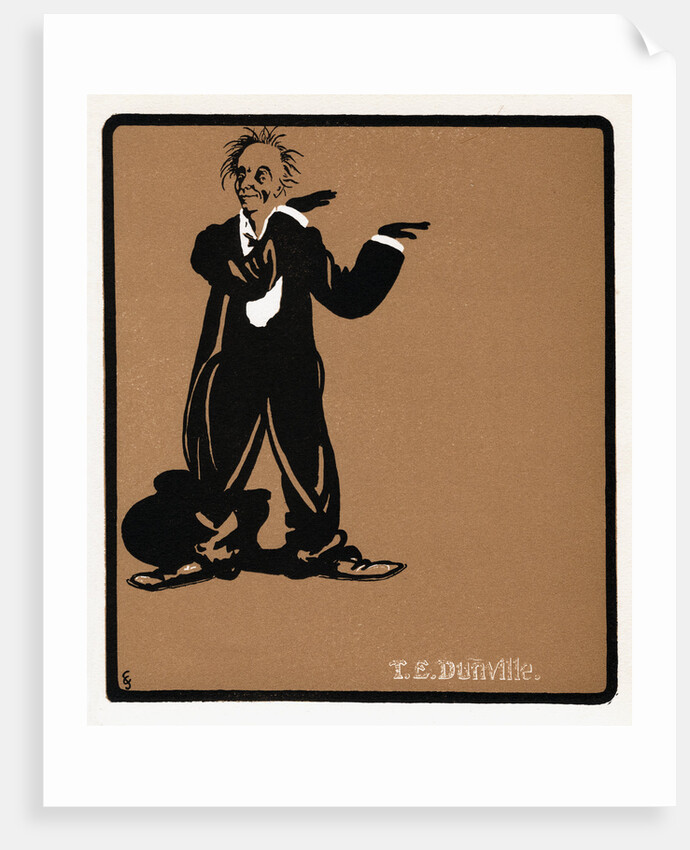 TE Dunville (1868-1924), English singer and comedian by Anonymous