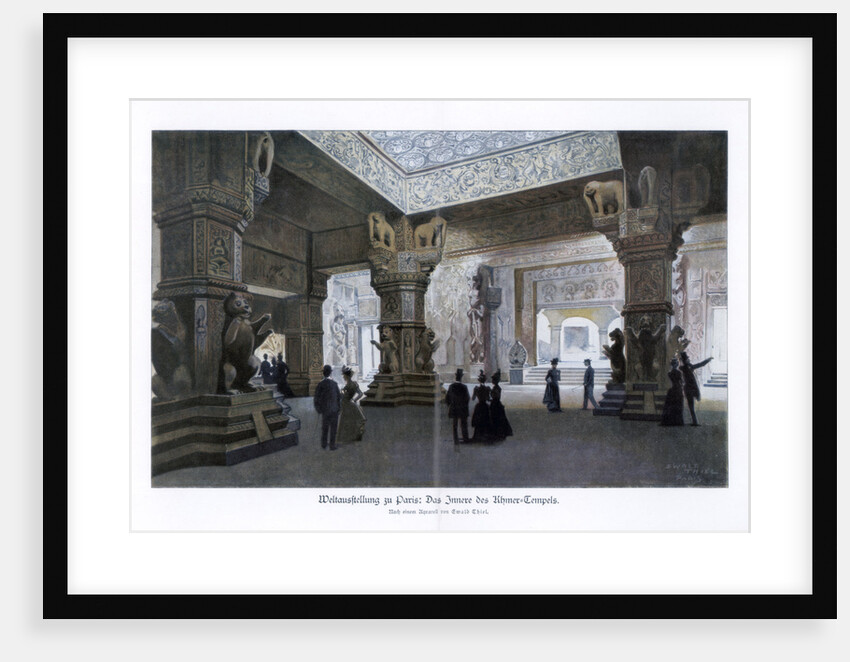 Khmer Temple, Paris World Exposition by Ewald Thiel