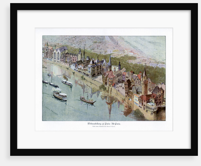 Old Paris, Paris World Exposition by Ewald Thiel