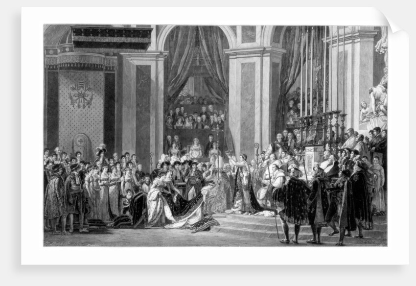 The Consecration of the Emperor Napoleon and the Coronation of the Empress Josephine by Anonymous