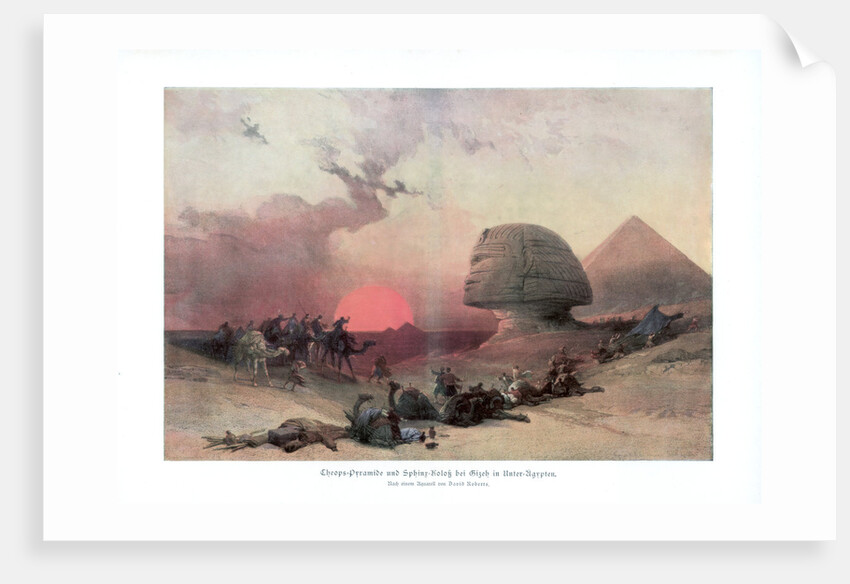 'The Sphinx at Giza', Egypt by Anonymous