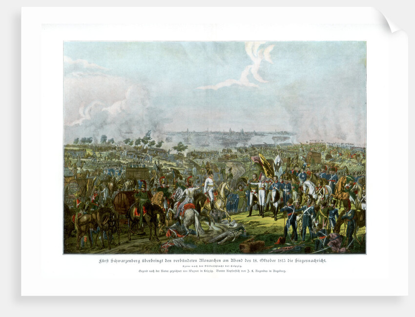 The Battle of the Nations at Leipzig, Germany by Anonymous