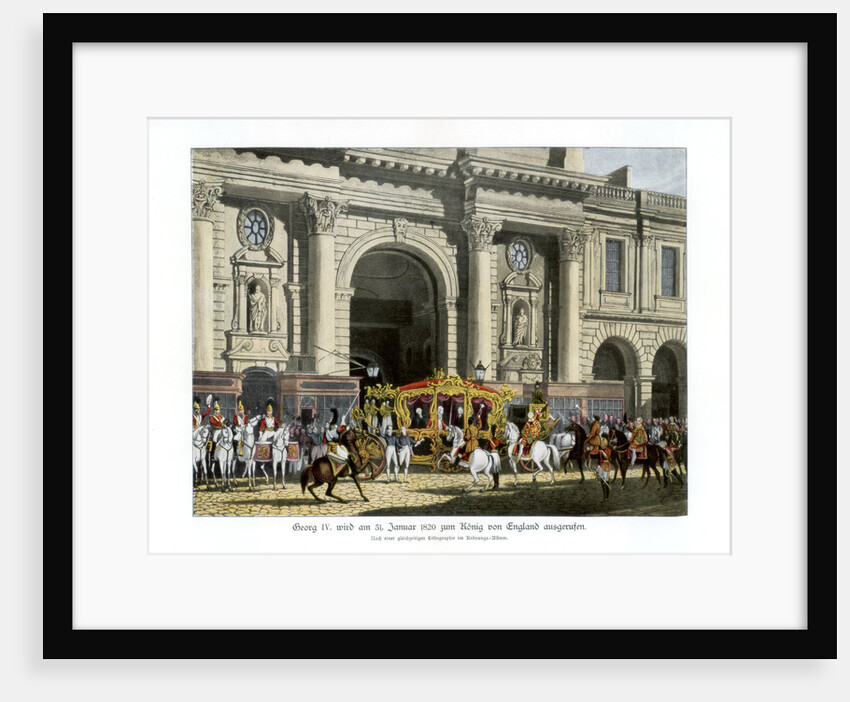 The proclamation of George IV as king by Anonymous