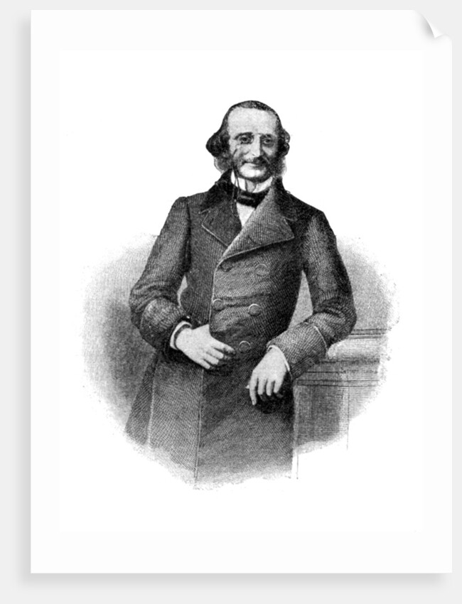Jacques Offenbach (1819-1880), French composer by Beger