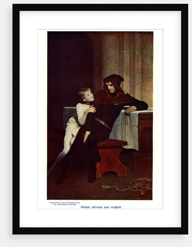 Prince Arthur and Hubert by Anonymous
