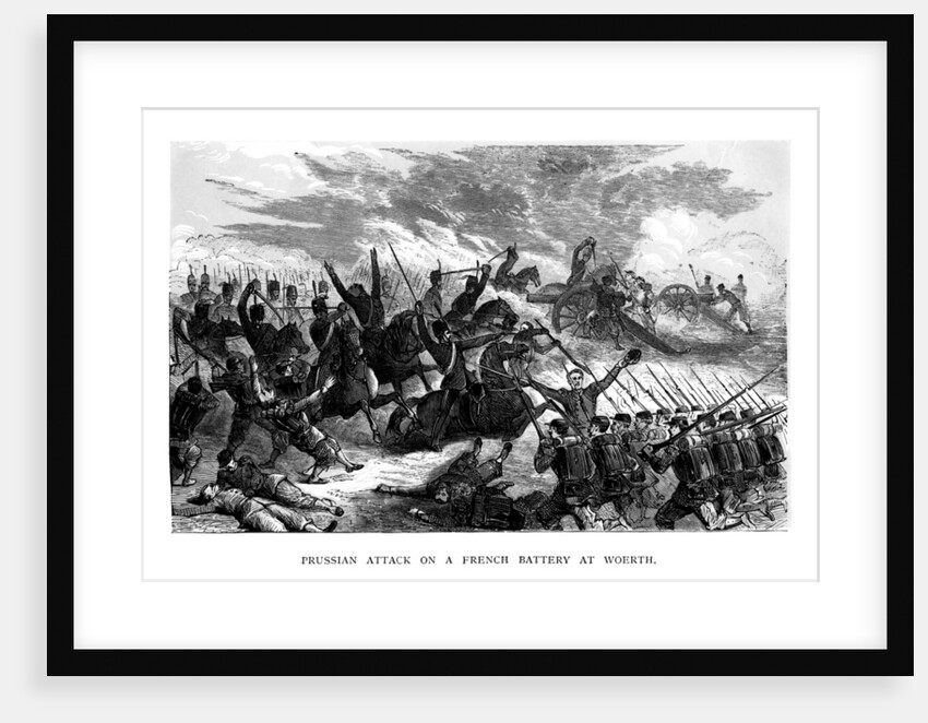 Prussian Attack on a French Battery at Woerth by Anonymous