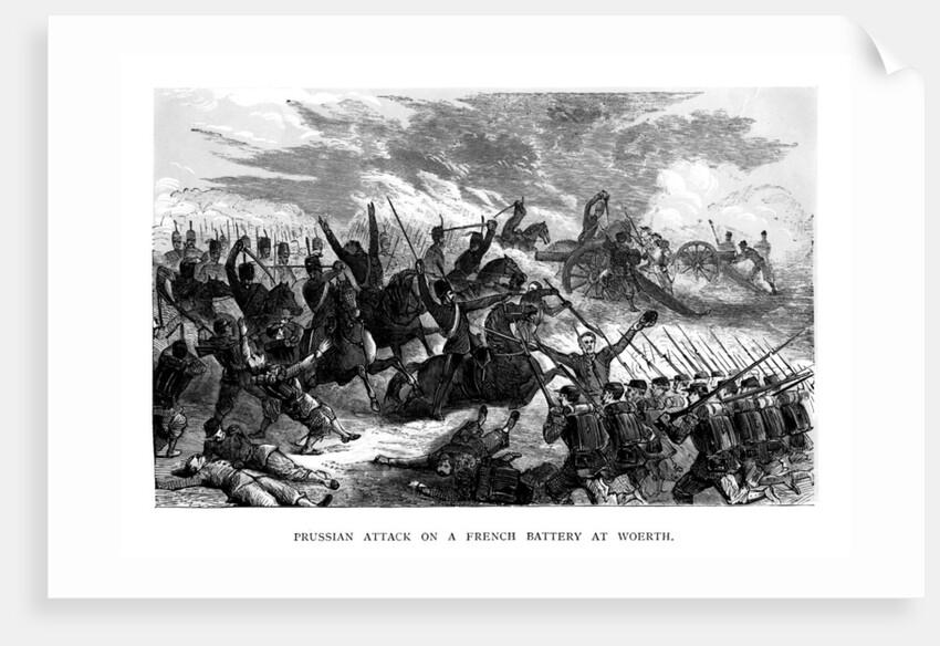 Prussian Attack on a French Battery at Woerth by Anonymous