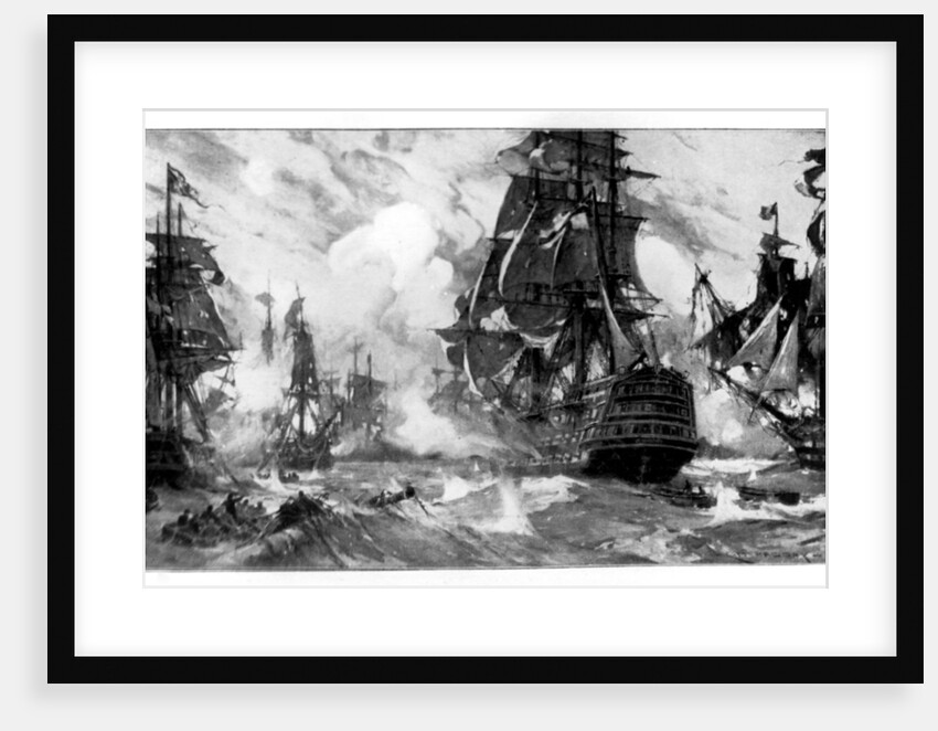 The 'Victory' at the Battle of Trafalgar by Anonymous
