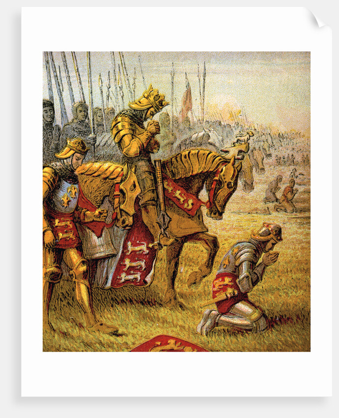 The Battle Of Agincourt by Anonymous