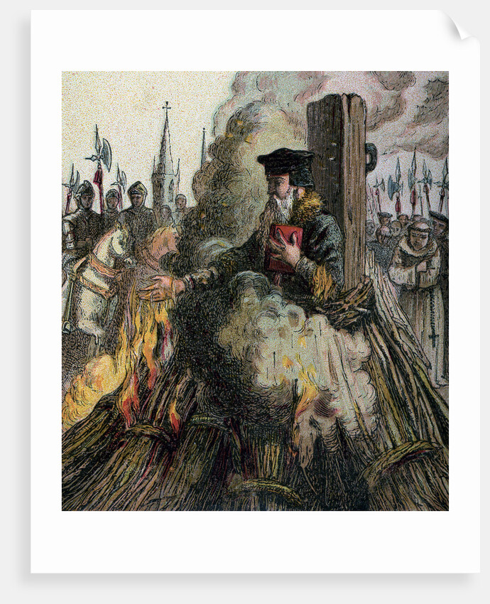 The Burning Of Cranmer by Anonymous