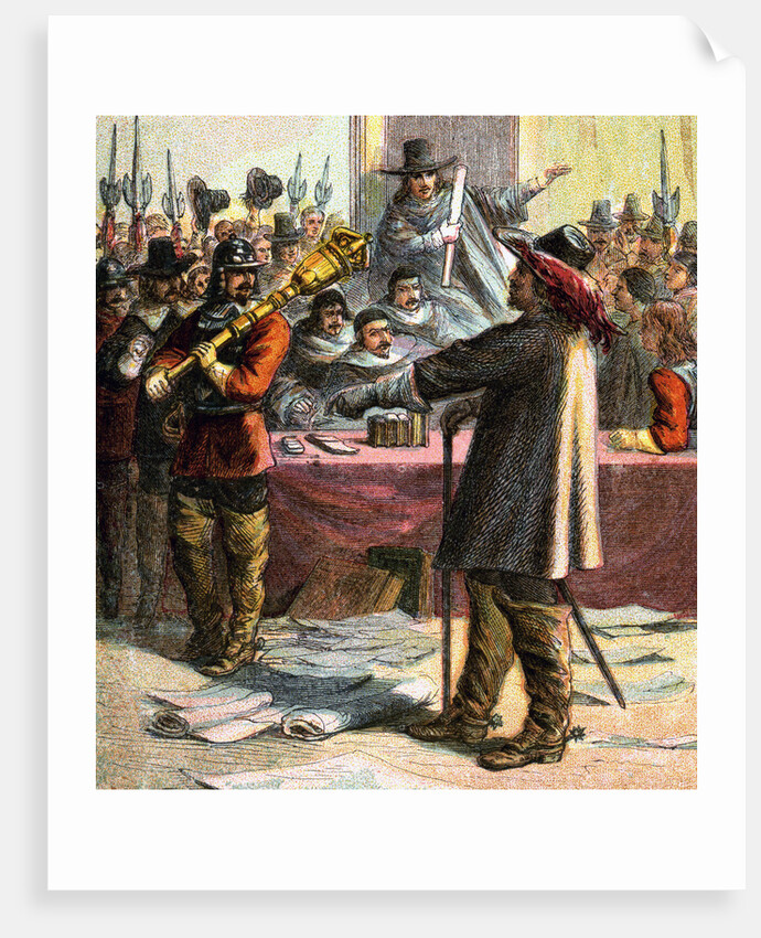Cromwell Turns Out Parliament by Anonymous