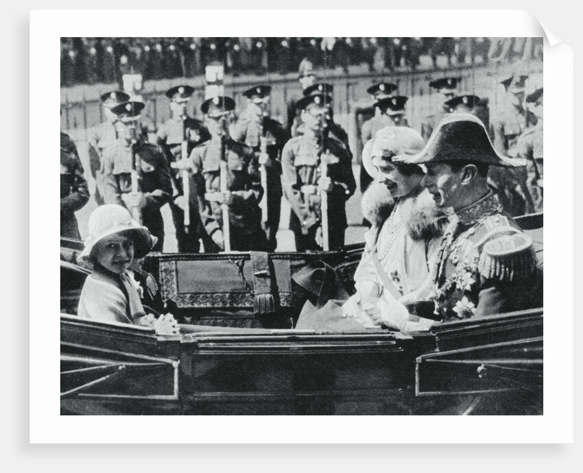 The Duke and Duchess of York leaving St Pauls Cathedral with their daughters by Anonymous