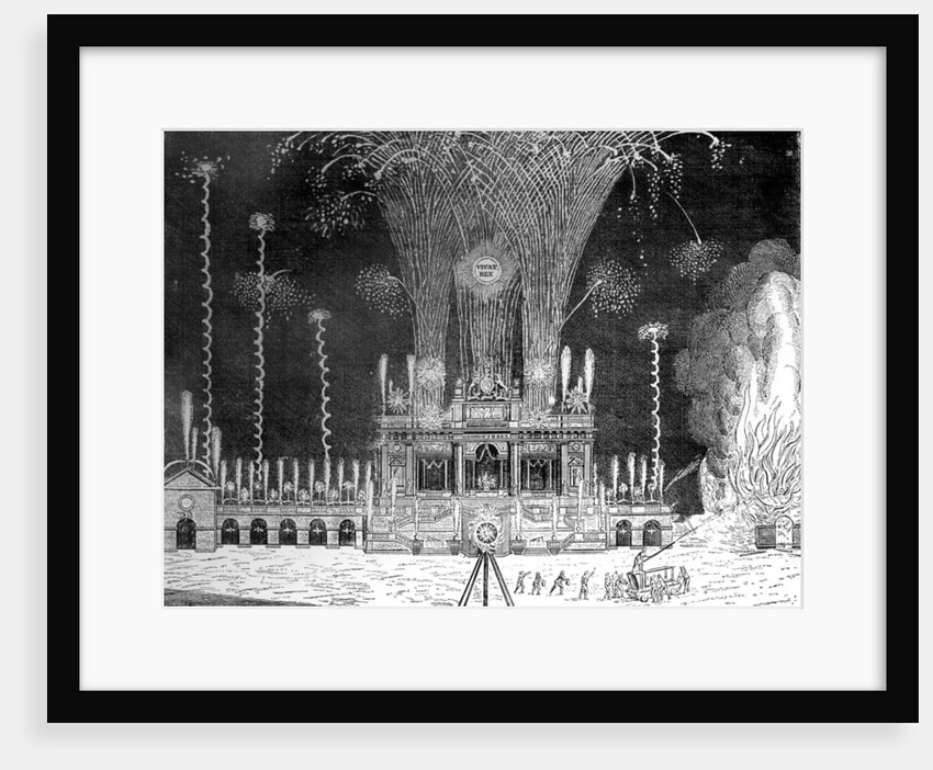 Fireworks at Green Park, St James's, April 27th by Anonymous