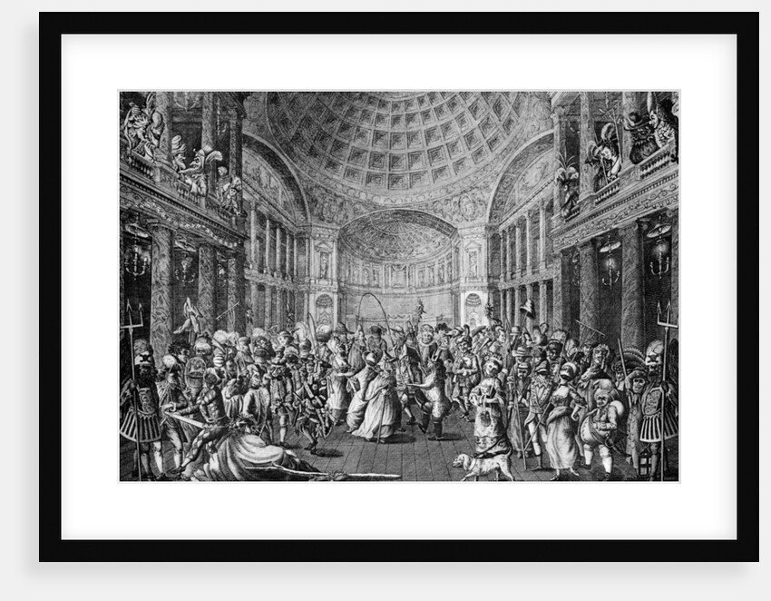A Masquerade Scene at the Pantheon by Charles White