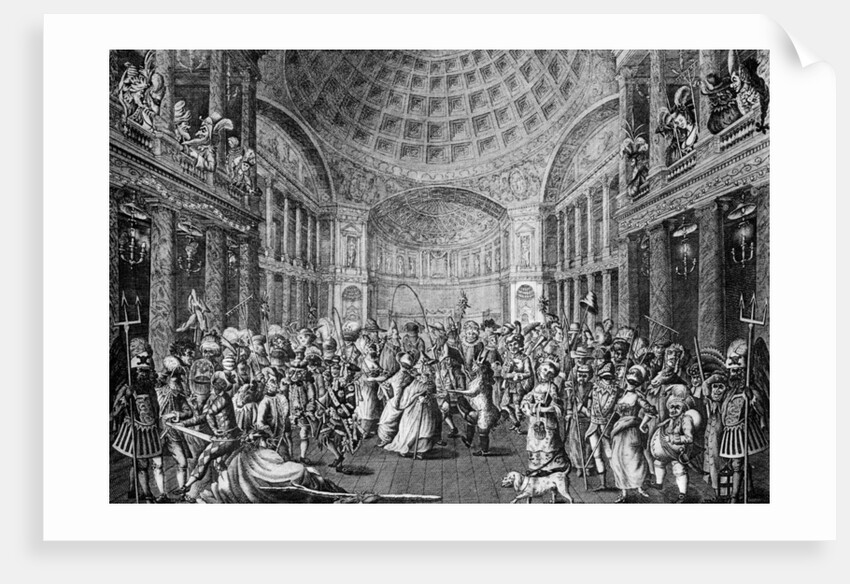 A Masquerade Scene at the Pantheon by Charles White
