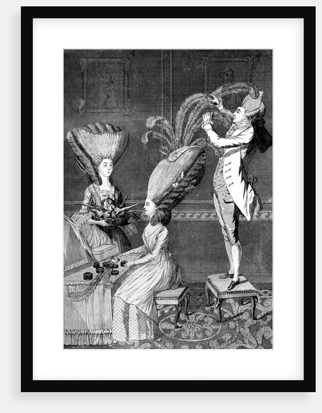 The Preposterous Head Dress or The Feathered Lady by Anonymous