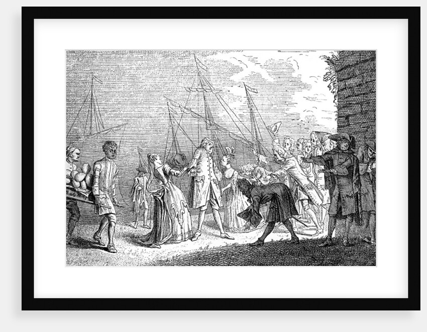 The Landing of Senesino by Anonymous