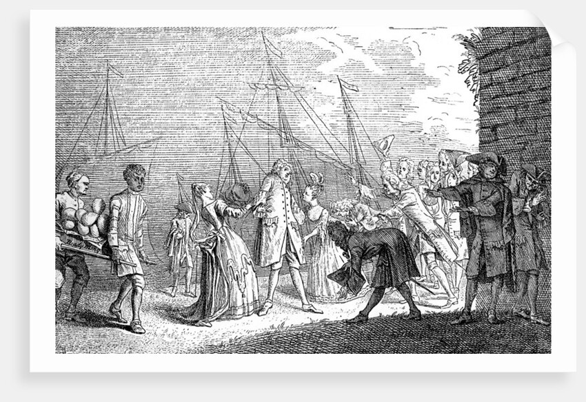 The Landing of Senesino by Anonymous