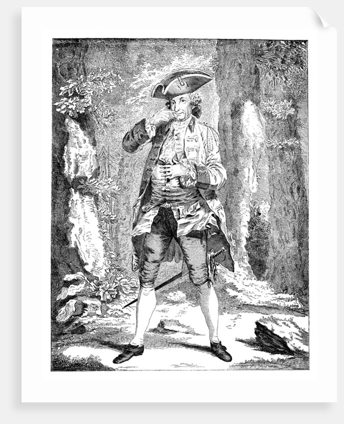 Mr Woodward in the character of Mercutio by Anonymous