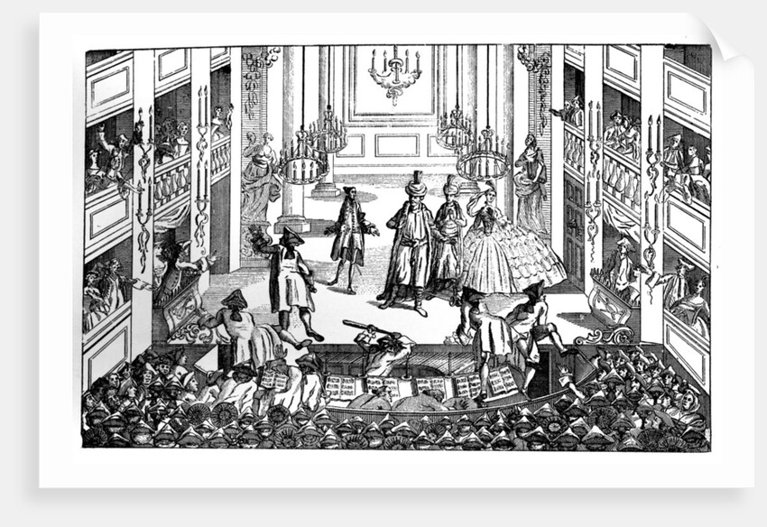 'Fitz-Giggo: A New English Uproar' 1763 by LP Boitard