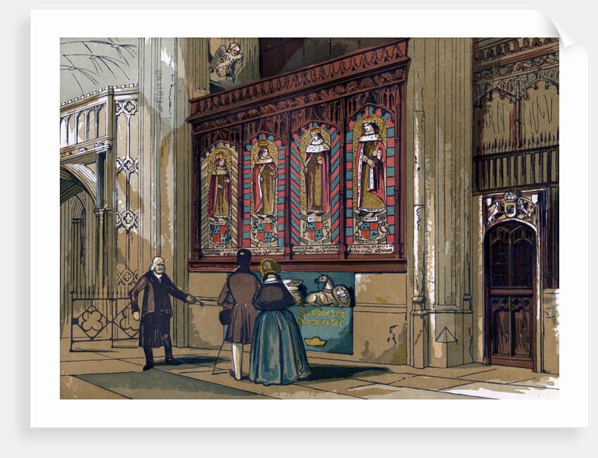 Painted screen, St George's Chapel by Anonymous