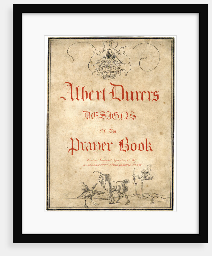 Albert Dürer's Designs for the Prayer Book by Albrecht Dürer