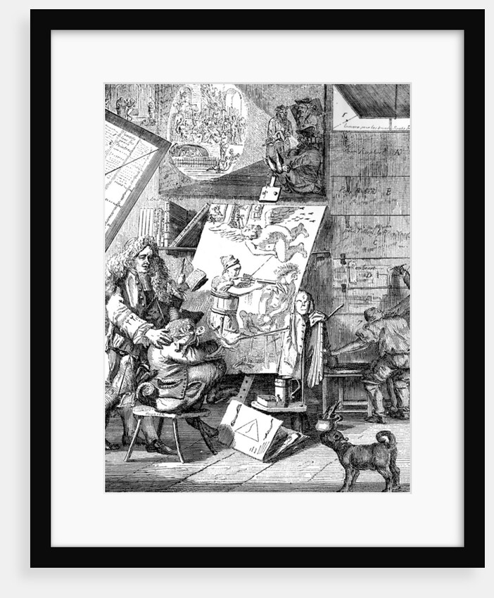 Burlesque sur le burlesque by Paul Sandby