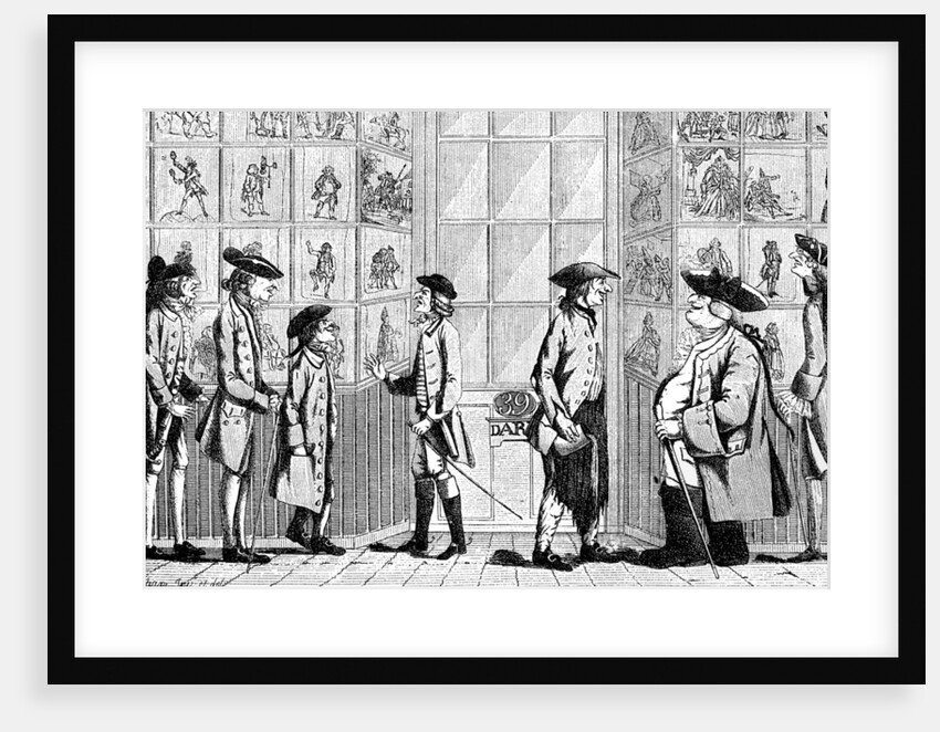 The Macaroni Print Shop by Anonymous