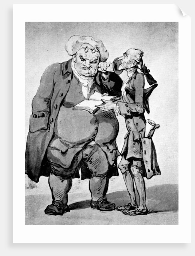 Starving poet and publisher by Thomas Rowlandson