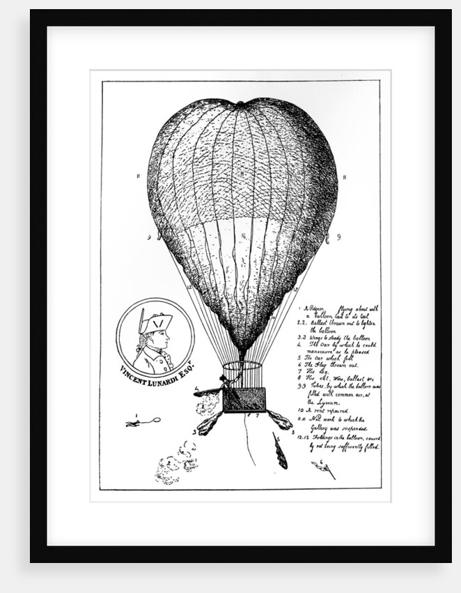 The Enterprizing Lunardi's Grand Air Ballon by Anonymous