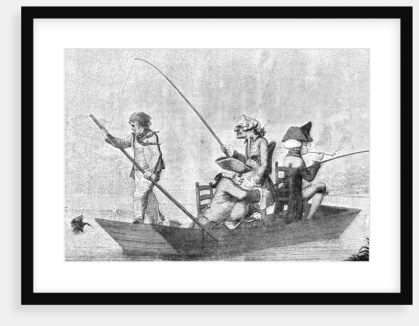 Patience in a punt by Henry William Bunbury