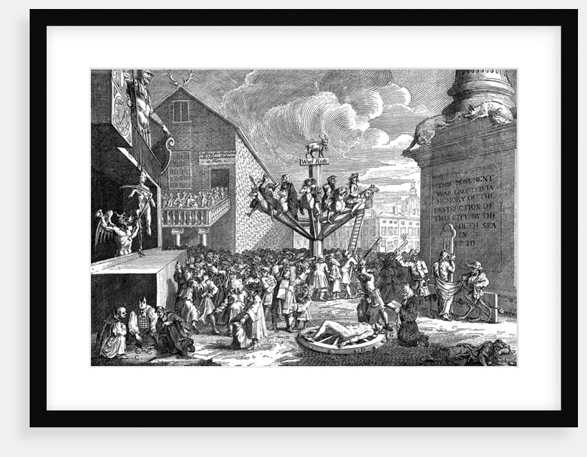 A Satire on the South Sea Company by William Hogarth