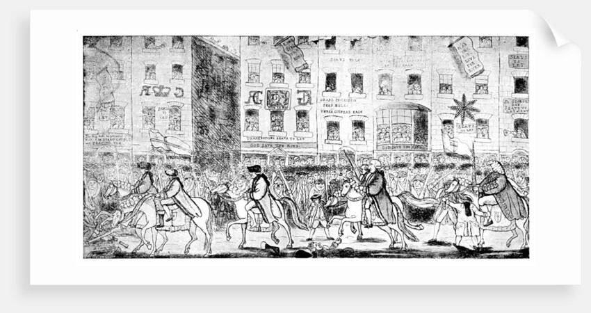 City Horsemanship or Procession to St Paul's by Anonymous