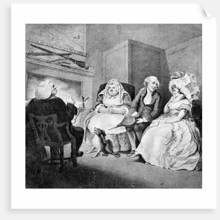 The Country Vicar's Fire Side by E Williams