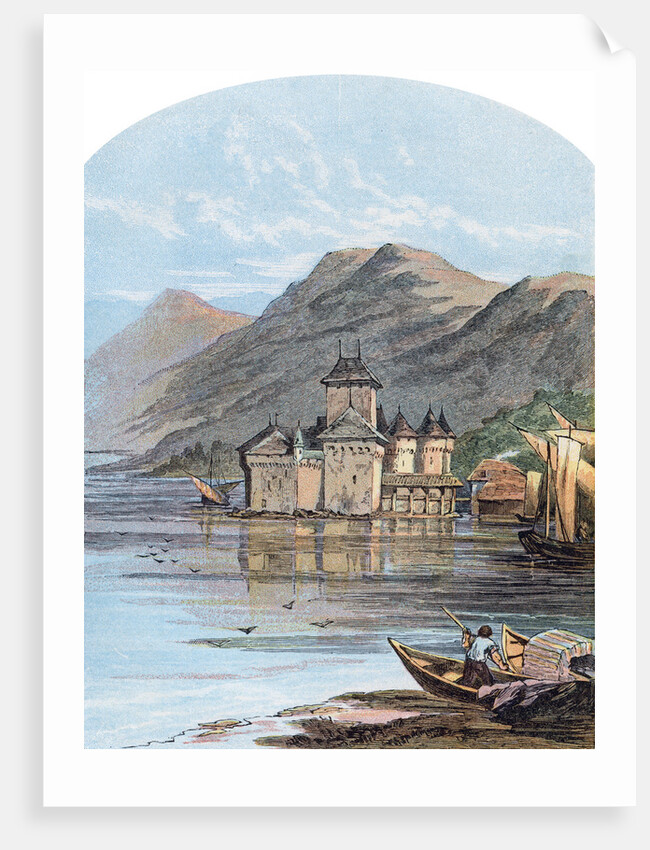 The Chillon Castle, Lake Geneva, Switzerland by Anonymous