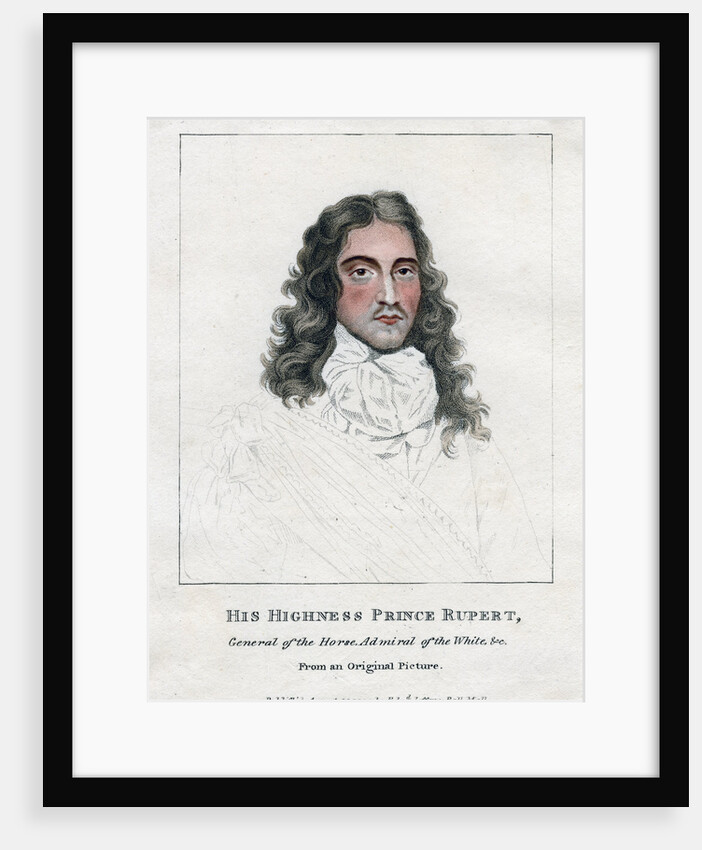 'Prince Rupert of the Rhine', soldier and inventor by Anonymous