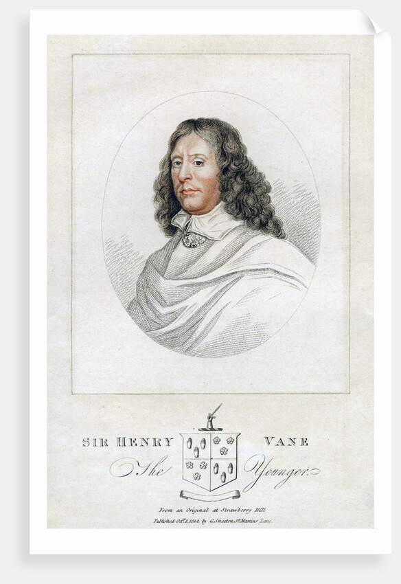 'Henry Vane the Younger', statesman and Member of Parliament by Anonymous