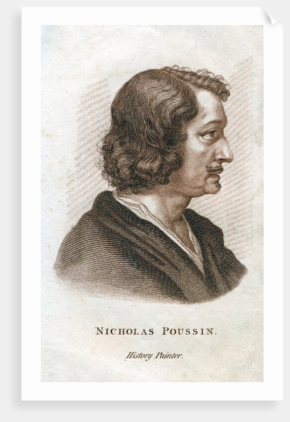 'Nicolas Poussin', French classical painter by Anonymous
