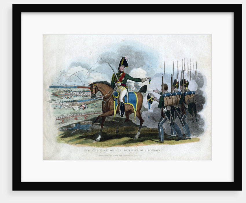 The Prince of Orange Distributing His Medals by Anonymous