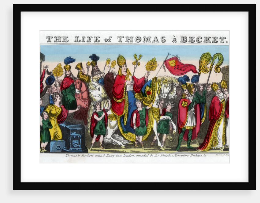 Thomas à Becket's grand Entry into London... by Anonymous