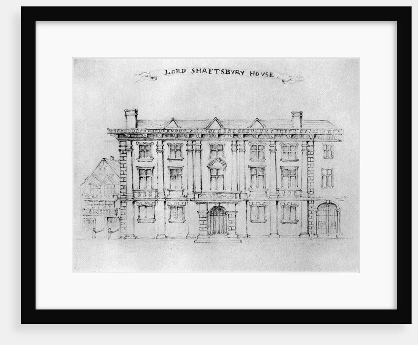 Lord Shaftbury House, Aldersgate Street by Anonymous