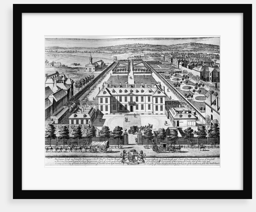 Burlington House, Piccadilly by Johannes Kip