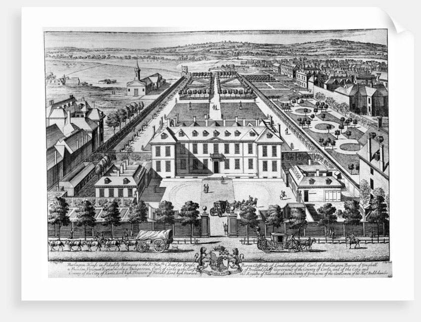 Burlington House, Piccadilly by Johannes Kip
