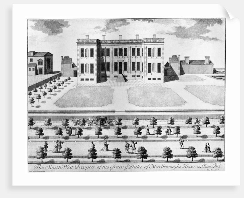 Marlborough House from the south-west by John Harris